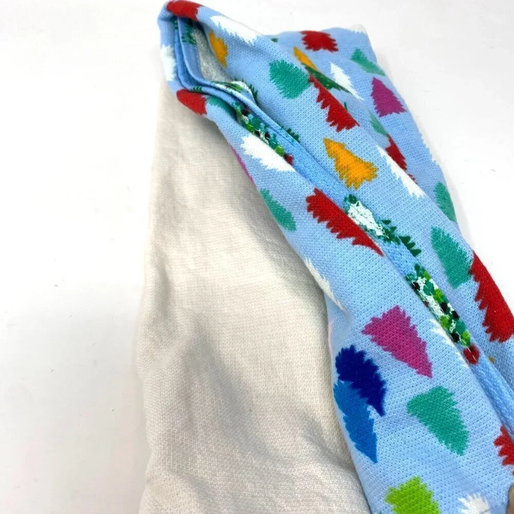 Target 2 Pack 'Merry Christmas' Hand Towels Cream Blue Wondershop™. B31